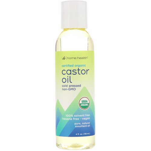 Home Health, Organic Castor Oil, 4 fl oz (118 ml) فوائد