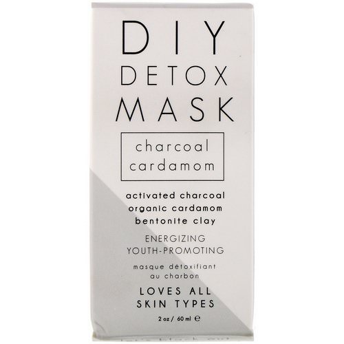 Honey Belle, DIY Detox Mask, Charcoal Cardamom, 2 oz (60 ml) فوائد