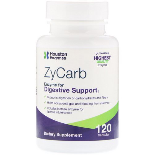 Houston Enzymes, ZyCarb, 120 Capsules فوائد
