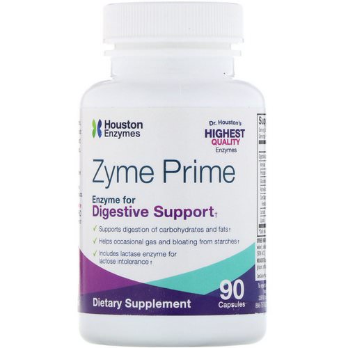 Houston Enzymes, Zyme Prime, 90 Capsules فوائد