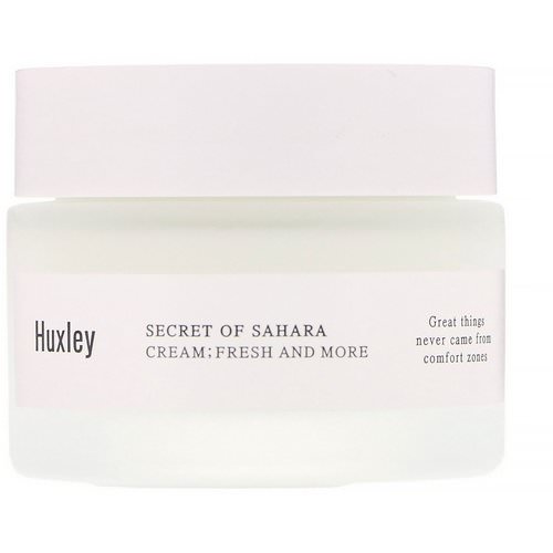 Huxley, Secret of Sahara, Cream: Fresh and More, 1.69 fl oz (50 ml) فوائد