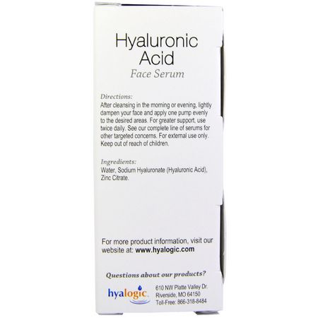 Hyalogic, Episilk, Pure HA Face Serum, 1 fl oz (30 ml):كريم, مصل حمض الهيال,ر,نيك
