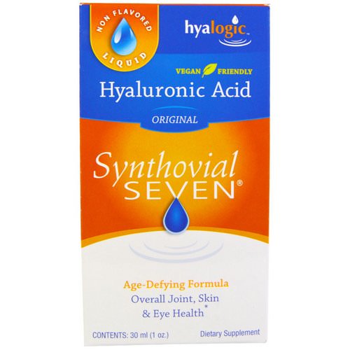 Hyalogic, Hyaluronic Acid, Synthovial Seven, 1 oz (30 ml) فوائد
