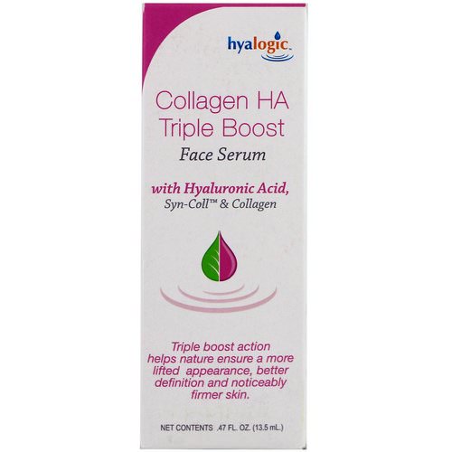 Hyalogic, Collagen HA Triple Boost Face Serum, .47 fl oz (13.5 ml) فوائد