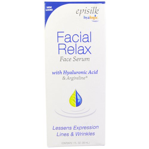 Hyalogic, Episilk, Facial Relax Face Serum, 1 fl oz (30 ml) فوائد
