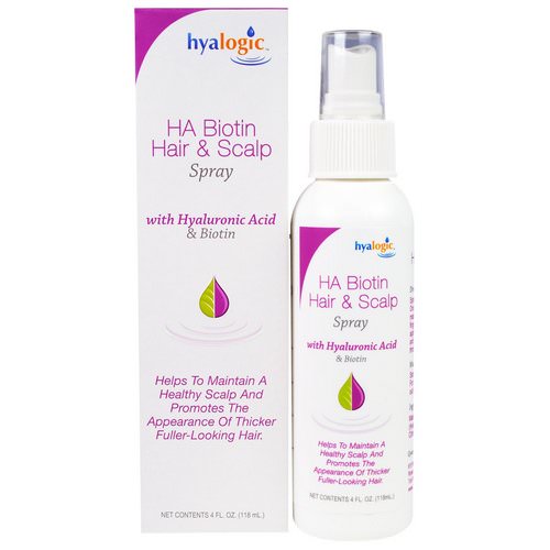 Hyalogic, HA Biotin Hair & Scalp Spray, 4 fl oz (118 ml) فوائد