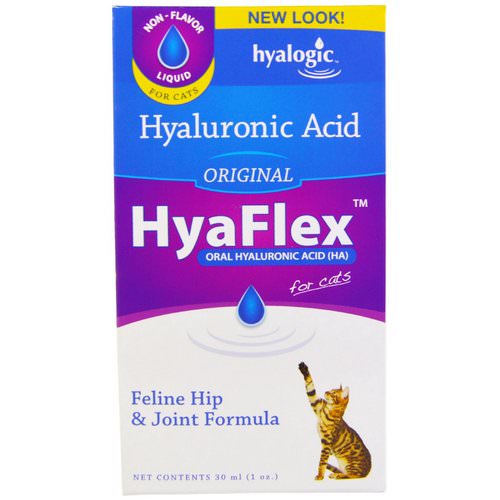 Hyalogic, HyaFlex for Cats, Oral Hyaluronic Acid (HA), Original, 1 oz (30 ml) فوائد