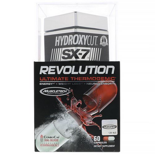 Hydroxycut, SX-7 Revolution Ultimate Thermogenic, 60 Capsules فوائد