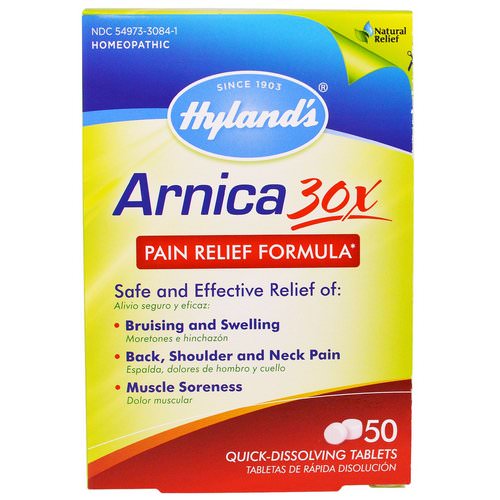 Hyland's, Arnica 30X, 50 Quick-Dissolving Tablets فوائد