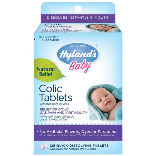 Hyland's, Baby, Colic Tablets, 125 Tablets فوائد