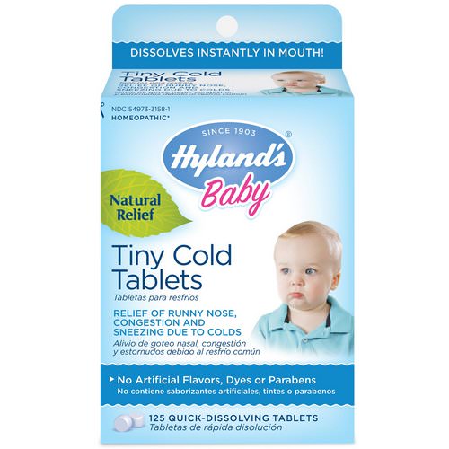 Hyland's, Baby, Tiny Cold Tablets, 6 Months +, 125 Quick-Dissolving Tablets فوائد