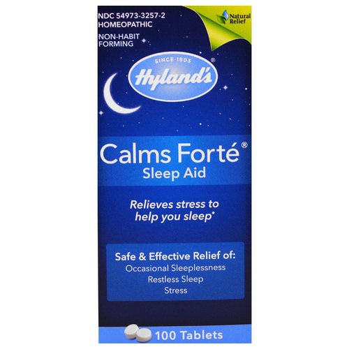 Hyland's, Calms Forte, Sleep Aid, 100 Tablets فوائد
