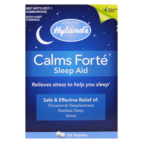 Hyland's, Calms Forte, Sleep Aid, 50 Tablets فوائد