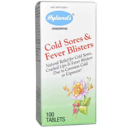 Hyland's, Cold Sores & Fever Blisters, 100 Tablets فوائد