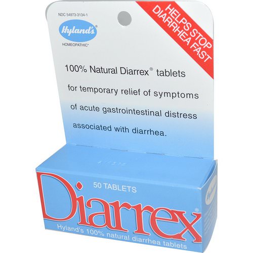 Hyland's, Diarrex, 50 Tablets فوائد