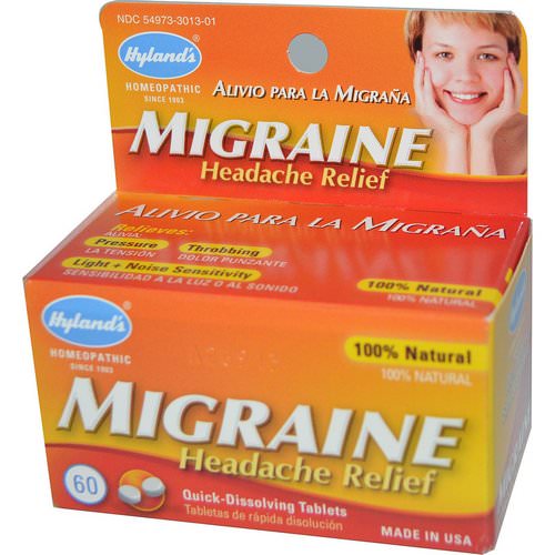 Hyland's, Migraine Headache Relief, 60 Tablets فوائد