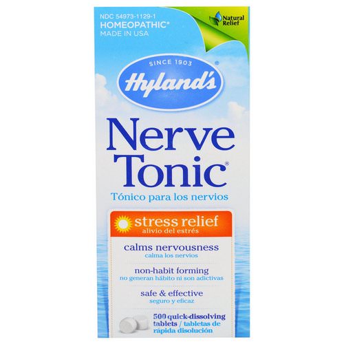 Hyland's, Nerve Tonic, 500 Tablets فوائد