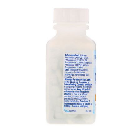 Hyland's, Nerve Tonic, Stress Relief, 100 Quick-Dissolving Tablets:الهد,ء, المكملات الغذائية
