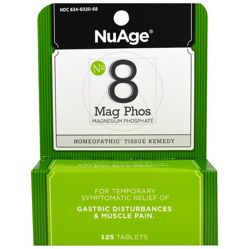 Hyland's, NuAge, No 8 Mag Phos, Magnesium Phosphate, 125 Tablets فوائد
