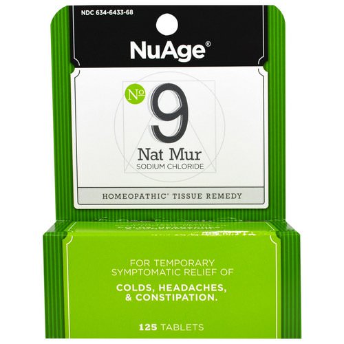 Hyland's, NuAge, No 9 Nat Mur, 125 Tablets فوائد