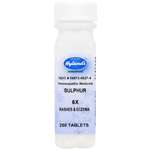 Hyland's, Sulphur 6X, 250 Tablets فوائد