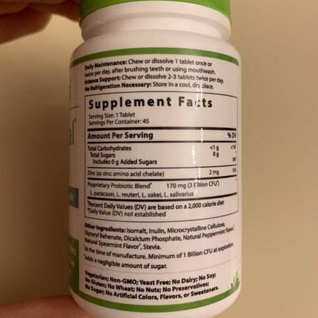 Hyperbiotics, PRO-Dental, Natural Mint Flavor, 90 Chewable Tablets