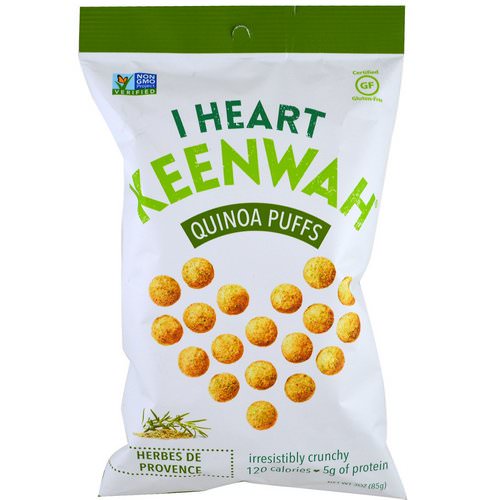 I Heart Keenwah, Quinoa Puffs, Herbes De Provence, 3 oz (85 g) فوائد
