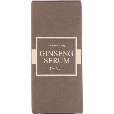 I'm From, Ginseng Serum, 30 ml:ثبات, مكافحة الشيخ,خة