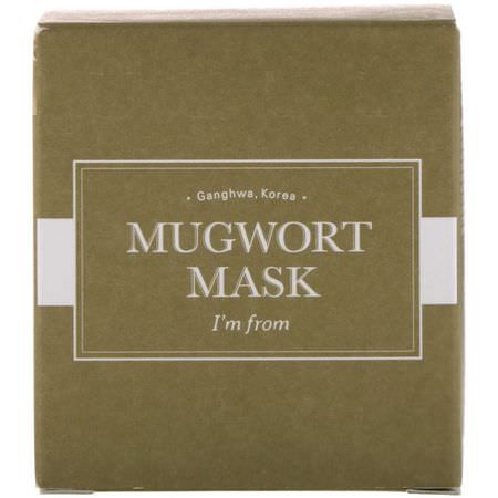 I'm From, Mugwort Mask, 3.88 fl oz (110 g):أقنعة ال,جه K-جمال, التقشير