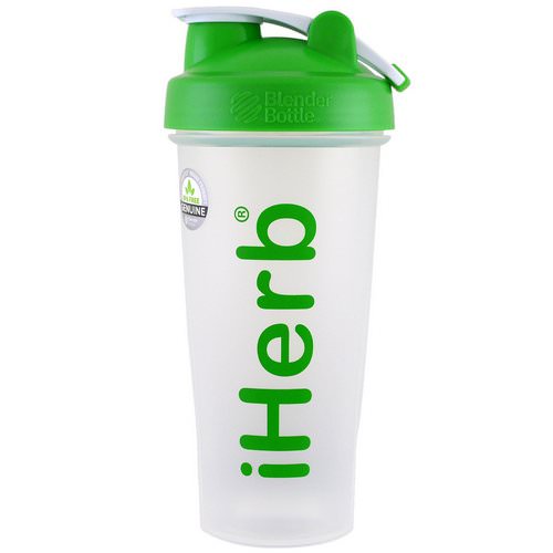 iHerb Goods, Blender Bottle with Blender Ball, Green, 28 oz فوائد