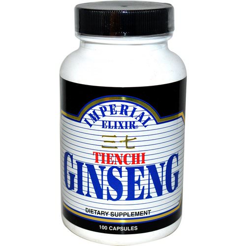 Imperial Elixir, Tienchi Ginseng, 100 Capsules فوائد