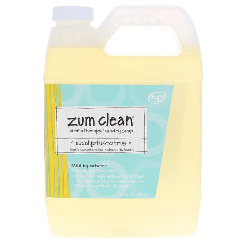 Indigo Wild, Zum Clean, Aromatherapy Laundry Soap, Eucalyptus-Citrus, 32 fl oz (.94 l) فوائد