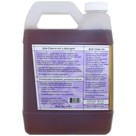 Indigo Wild, Zum Clean, Aromatherapy Laundry Soap, Frankincense & Myrrh, 32 fl oz (.94 l):المنظفات, الغسيل