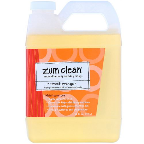 Indigo Wild, Zum Clean, Aromatherapy Laundry Soap, Sweet Orange, 32 fl oz (.94 L) فوائد