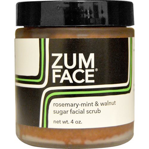 Indigo Wild, Zum Face, Rosemary-Mint & Walnut Sugar Facial Scrub, 4 oz فوائد