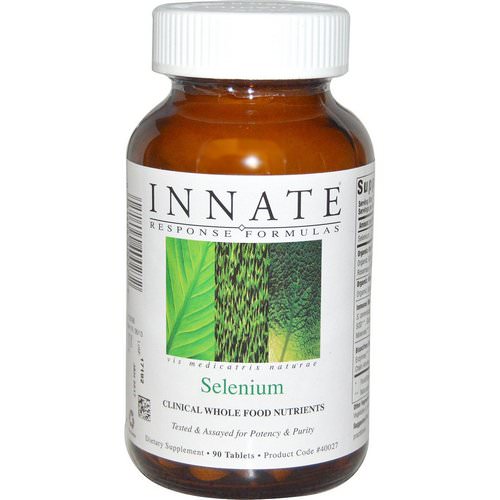 Innate Response Formulas, Selenium, Clinical Whole Food Nutrients, 90 Tablets فوائد
