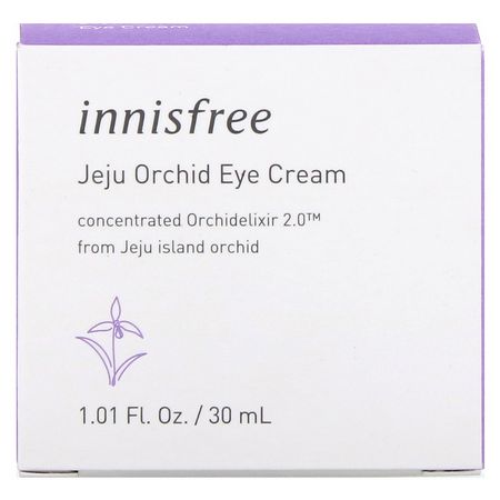 Innisfree, Jeju Orchid Eye Cream, 1.01 fl oz (30 ml):كريم العين, مرطبات K-جمال