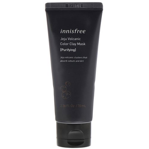 Innisfree, Jeju Volcanic Color Clay Mask, Purifying, 2.36 fl oz (70 ml) فوائد