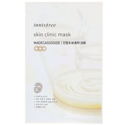 Innisfree, Skin Clinic Mask, Madecassoside, 1 Sheet فوائد