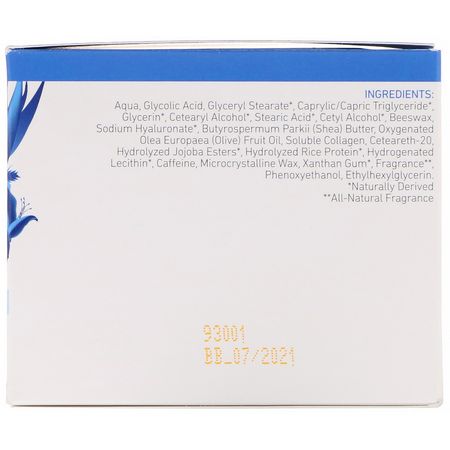 InstaNatural, Crepe Skin Firming Cream, Body Treatment, 8 oz (240 ml):كريم, مصل حمض الهيال,ر,نيك