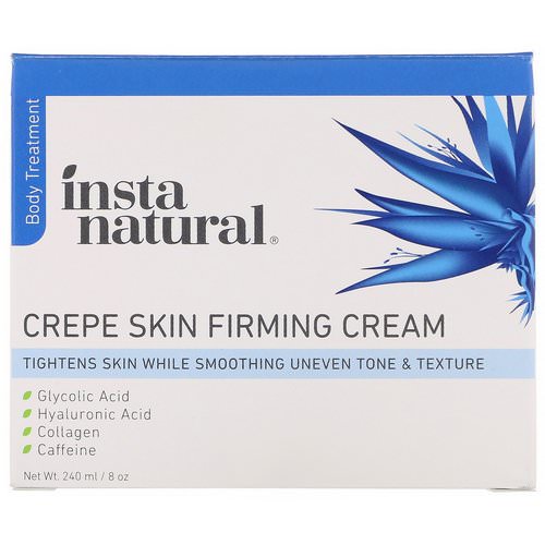 InstaNatural, Crepe Skin Firming Cream, Body Treatment, 8 oz (240 ml) فوائد