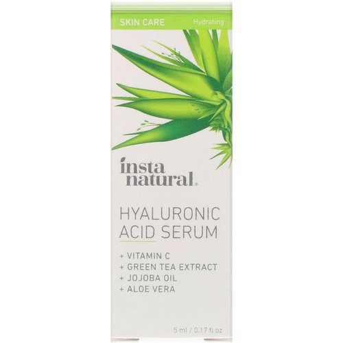 InstaNatural, Hyaluronic Acid Serum, Hydrating, 0.17 fl oz (5 ml) فوائد