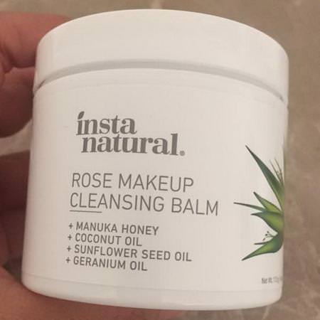 InstaNatural, Rose Makeup Cleansing Balm, Hydrating, 4 oz (113 g)