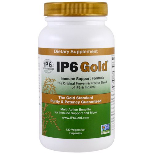 IP-6 International, IP6 Gold, Immune Support Formula, 120 Vegetarian Capsules فوائد