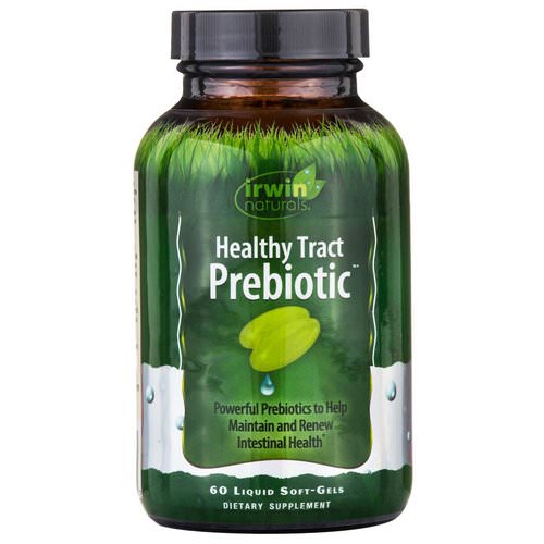 Irwin Naturals, Healthy Track Prebiotic, 60 Liquid Soft-Gels فوائد