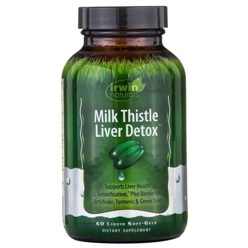 Irwin Naturals, Milk Thistle Liver Detox, 60 Liquid Soft-Gels فوائد