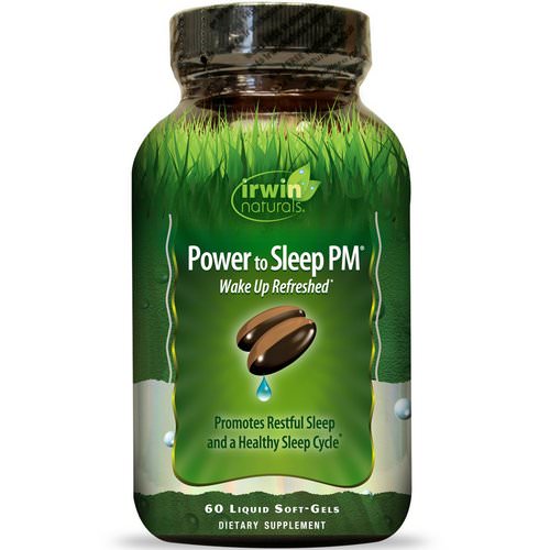 Irwin Naturals, Power to Sleep PM, 60 Liquid Soft-Gels فوائد