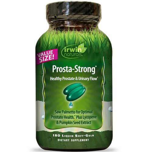 Irwin Naturals, Prosta-Strong, Healthy Prostate & Urinary Flow, 180 Liquid Soft-Gels فوائد