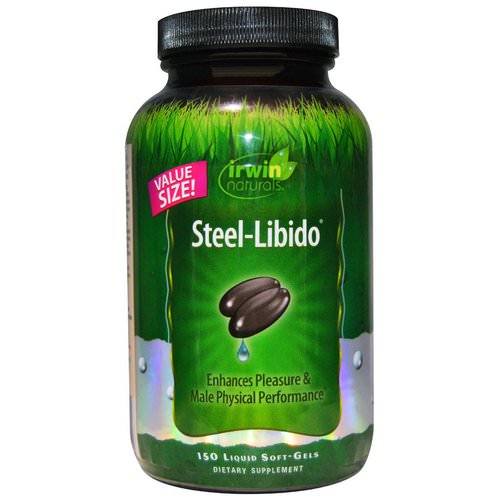 Irwin Naturals, Steel-Libido, 150 Liquid Soft-Gels فوائد