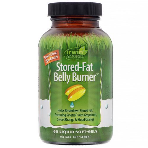 Irwin Naturals, Stored-Fat Belly Burner, 60 Liquid Soft-Gels فوائد